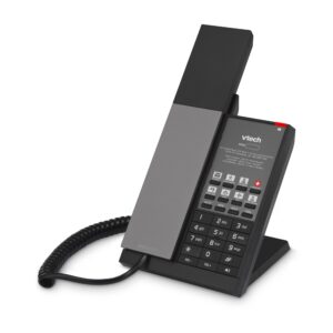Téléphone hôtelier VTech NG-S3211 SIP compact Silver Black avec option Wi-Fi.