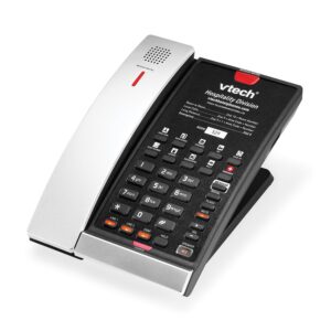 Téléphone hôtelier sans fil VTech CTM-S2421 Silver Black 2 lignes SIP avec port USB.